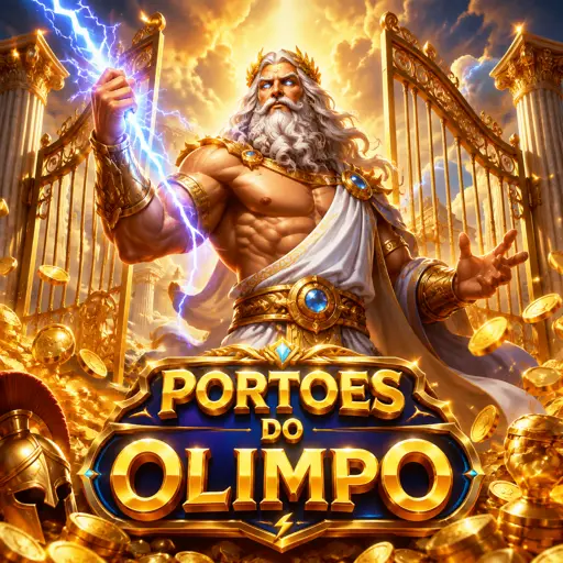 Tela de jogo do Gates of Olympus com orbes de multiplicadores caindo na grade